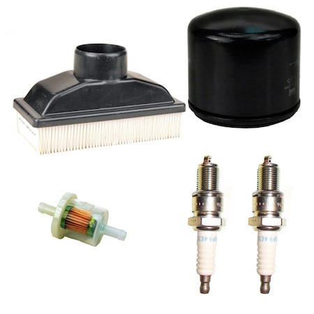 Aic Replacement Parts Engine Tune Up Kit Fits Kawasaki FR541V FR600V Air Oil Fuel Filter Spark Plugs B1AF338-TuneUpKit